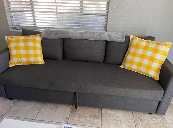 Spotless living space after a deep clean
